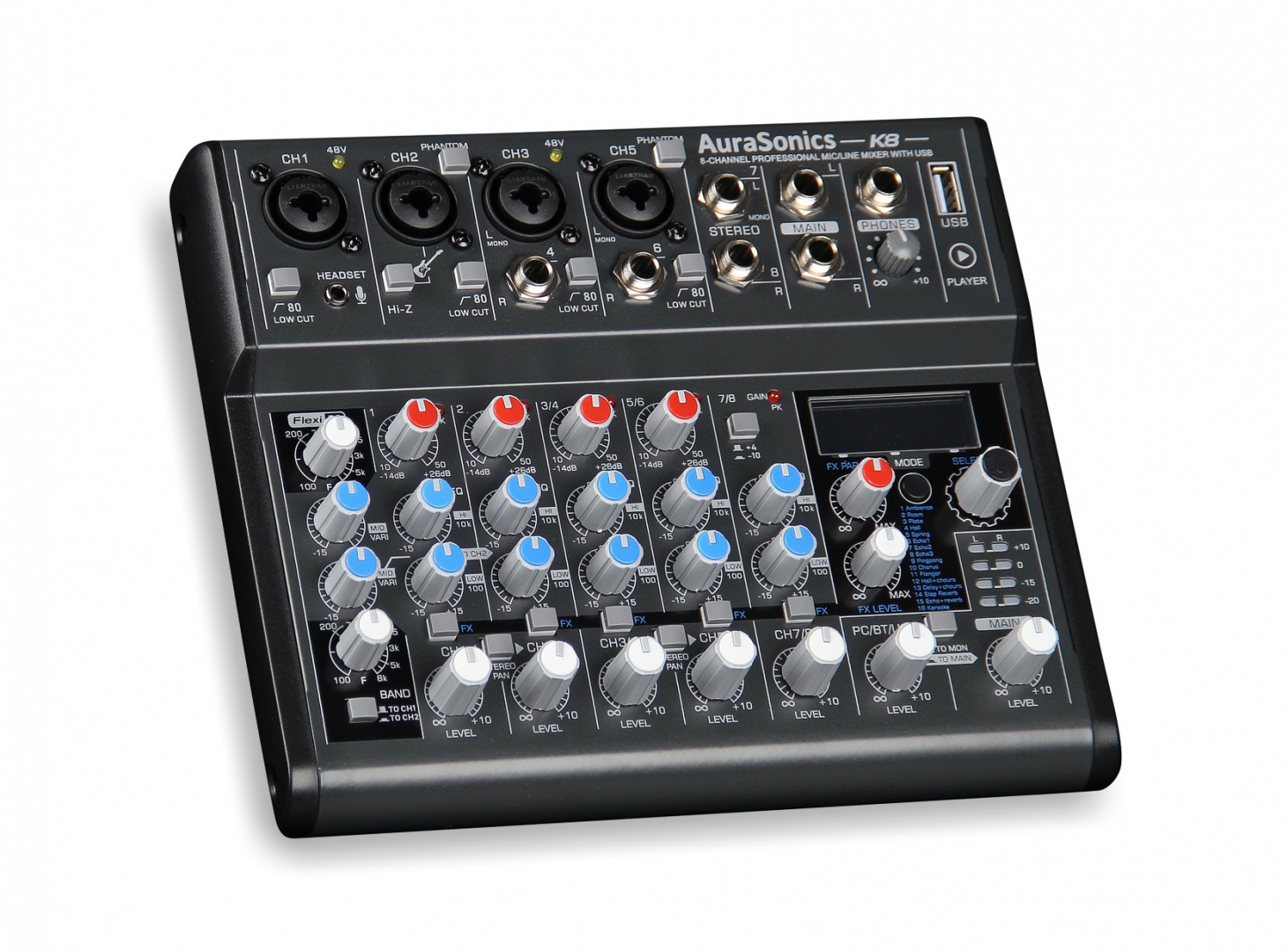 AuraSonics K8 компактный микшерный пульт в Иркутской области
