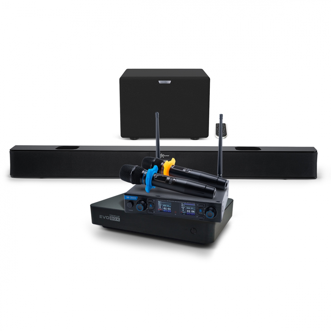 Hi-End караоке-система EVOBOX Premium + EvoSoundBar (саундбар с караоке) в Иркутской области