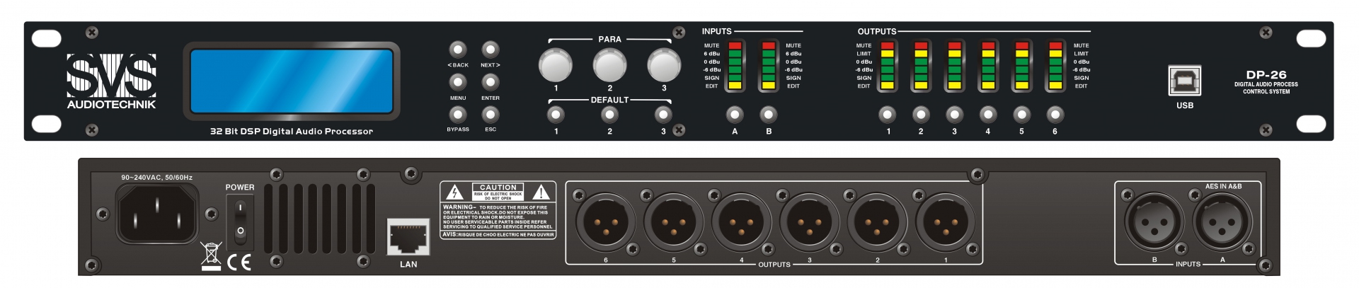 SVS Audiotechnik DP-26 Цифровой процессор: 2 входа 6 выходов в Иркутской области