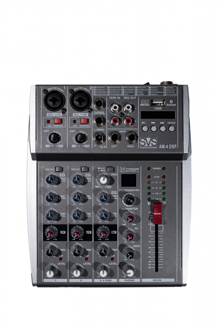 SVS Audiotechnik mixers AM-4 DSP Аналоговый микшерный пульт, 4-канала в Иркутской области
